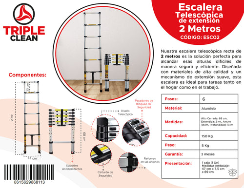 Escalera telescópica